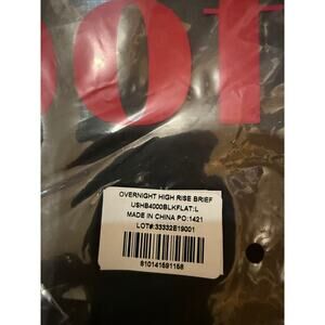 NWT - Proof Overnight Hi Rise Brief - Large